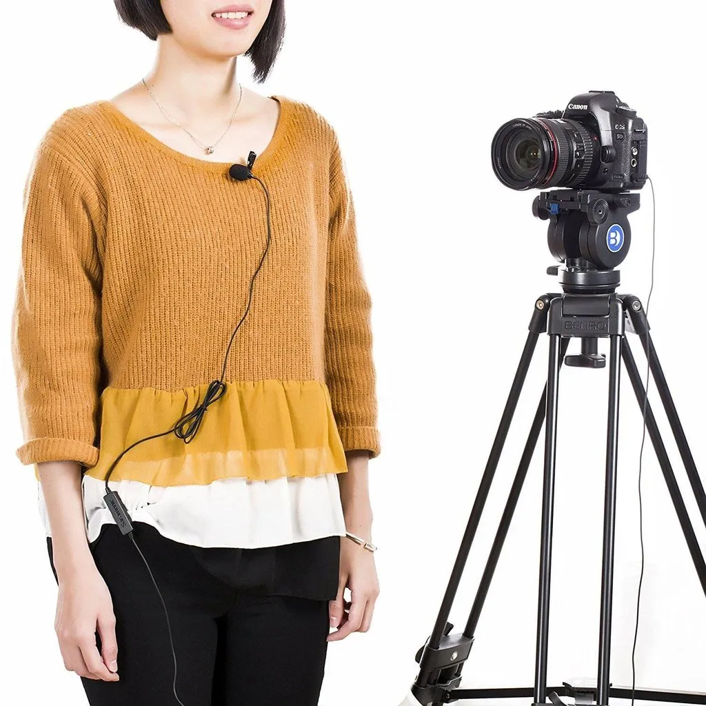 Saramonic LavMicro Lavalier Microphone for DSLRs, Mirrorless, Video Cameras, Smartphones & more