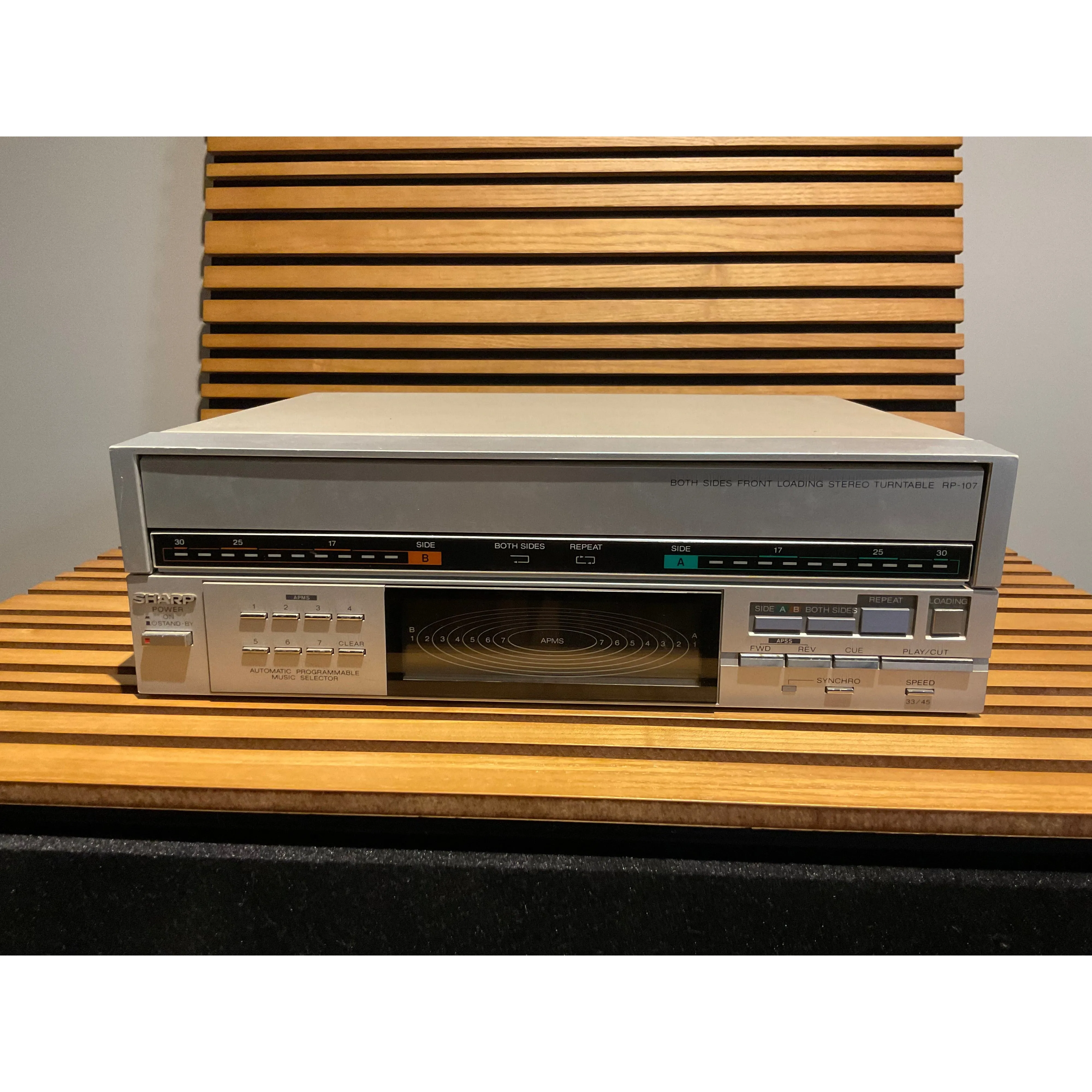 Sharp - RP-107 - Front Loading Turntable Pre loved classic very rare