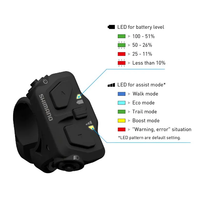 SHIMANO SW-EN600-L Left 22.2mm Assist Switch