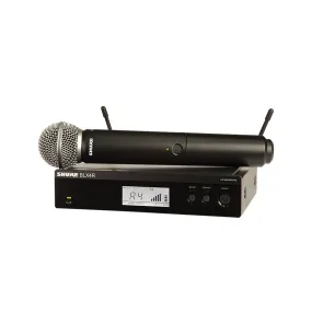 Shure BLX24R Handheld Wireless System With SM58 Microphone And Rackmountable Receiver, J11 Band