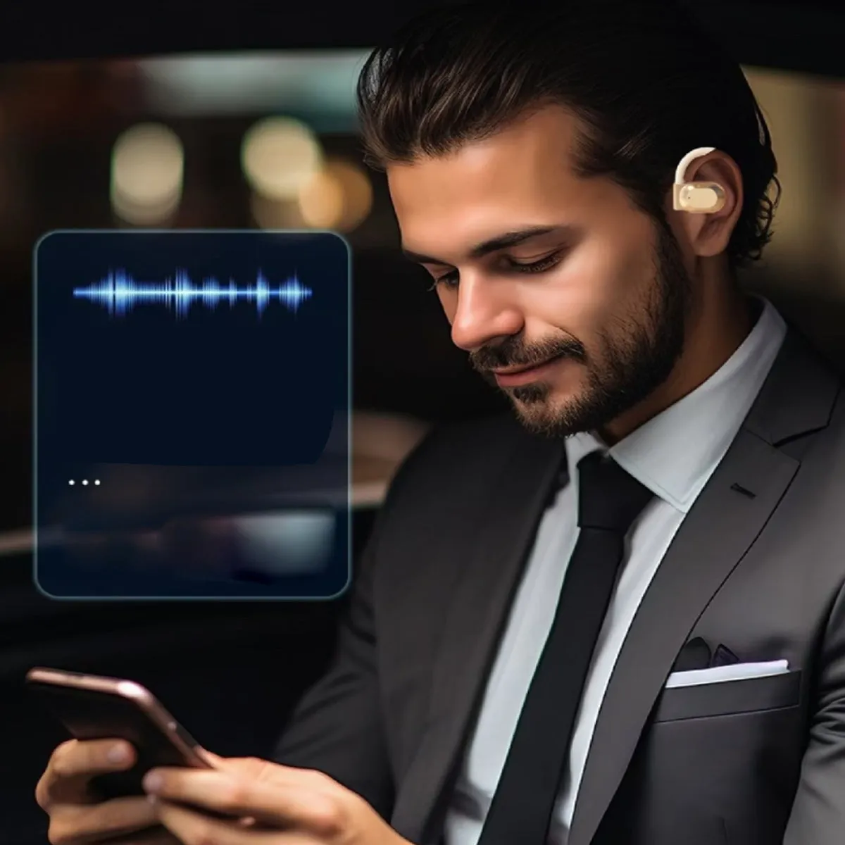 Smart Interpreter Pro AI Language Translator Wireless Bluetooth Headset