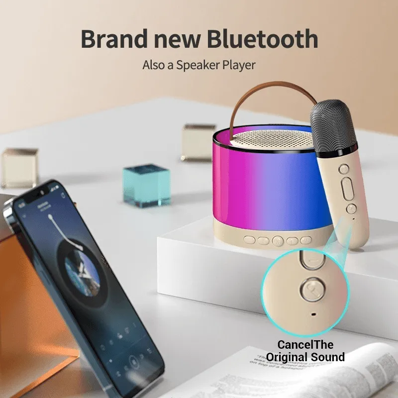 Smart Wireless Portable Karaoke Machine With Microphone - K52