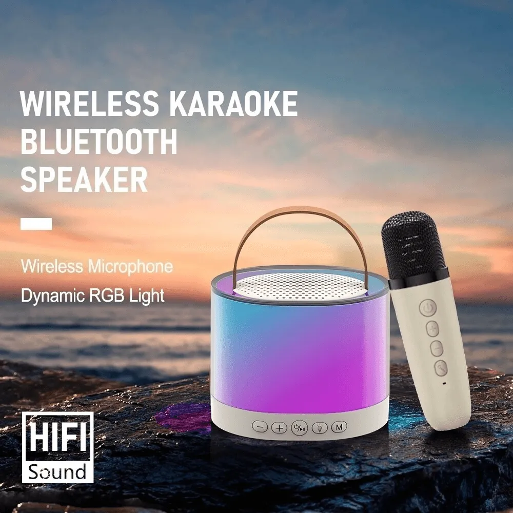 Smart Wireless Portable Karaoke Machine With Microphone - K52