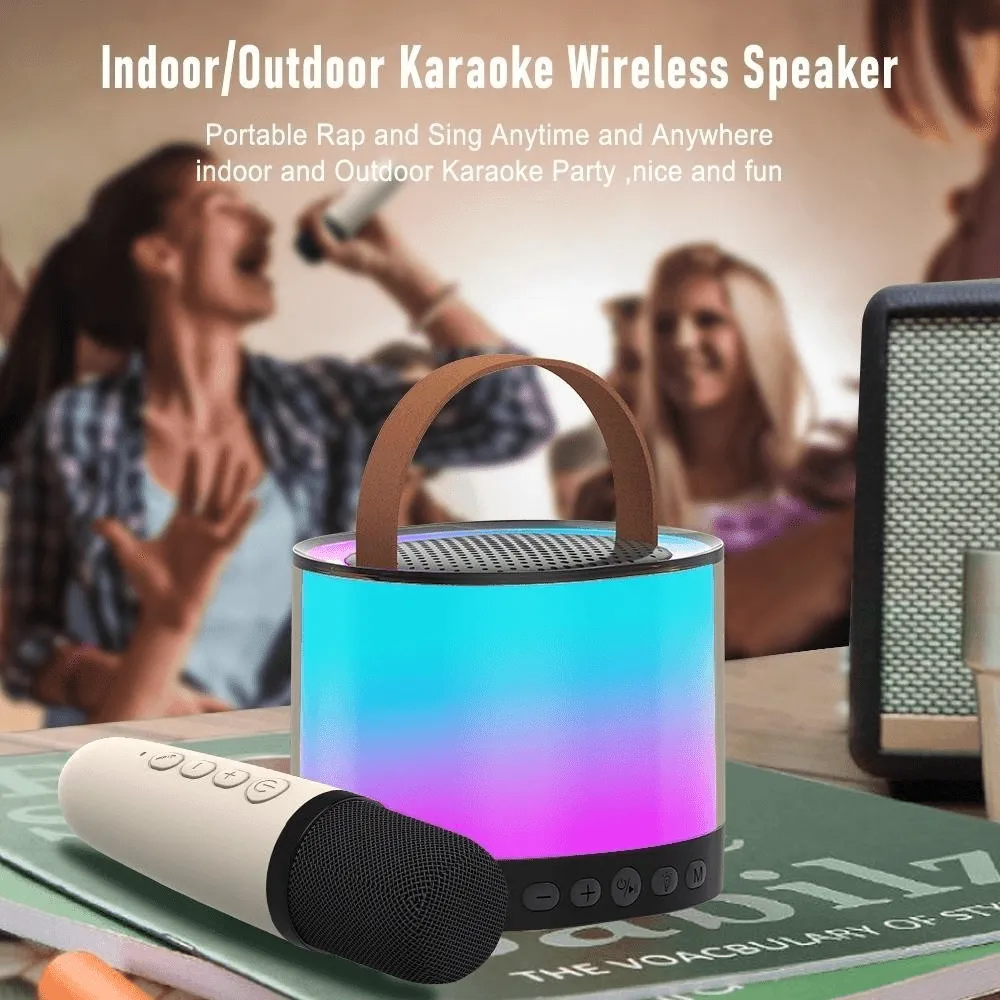 Smart Wireless Portable Karaoke Machine With Microphone - K52