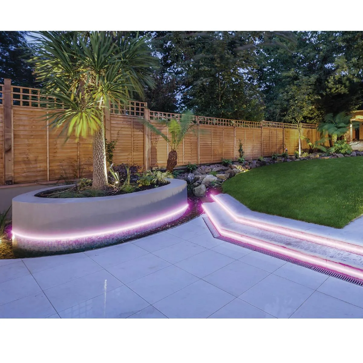 Spektrum Smart NeonFlex Pro RGBW Kit, 20ft LED Neon Strip Light With 12V AC rectifier, Bluetooth Wireless Technology