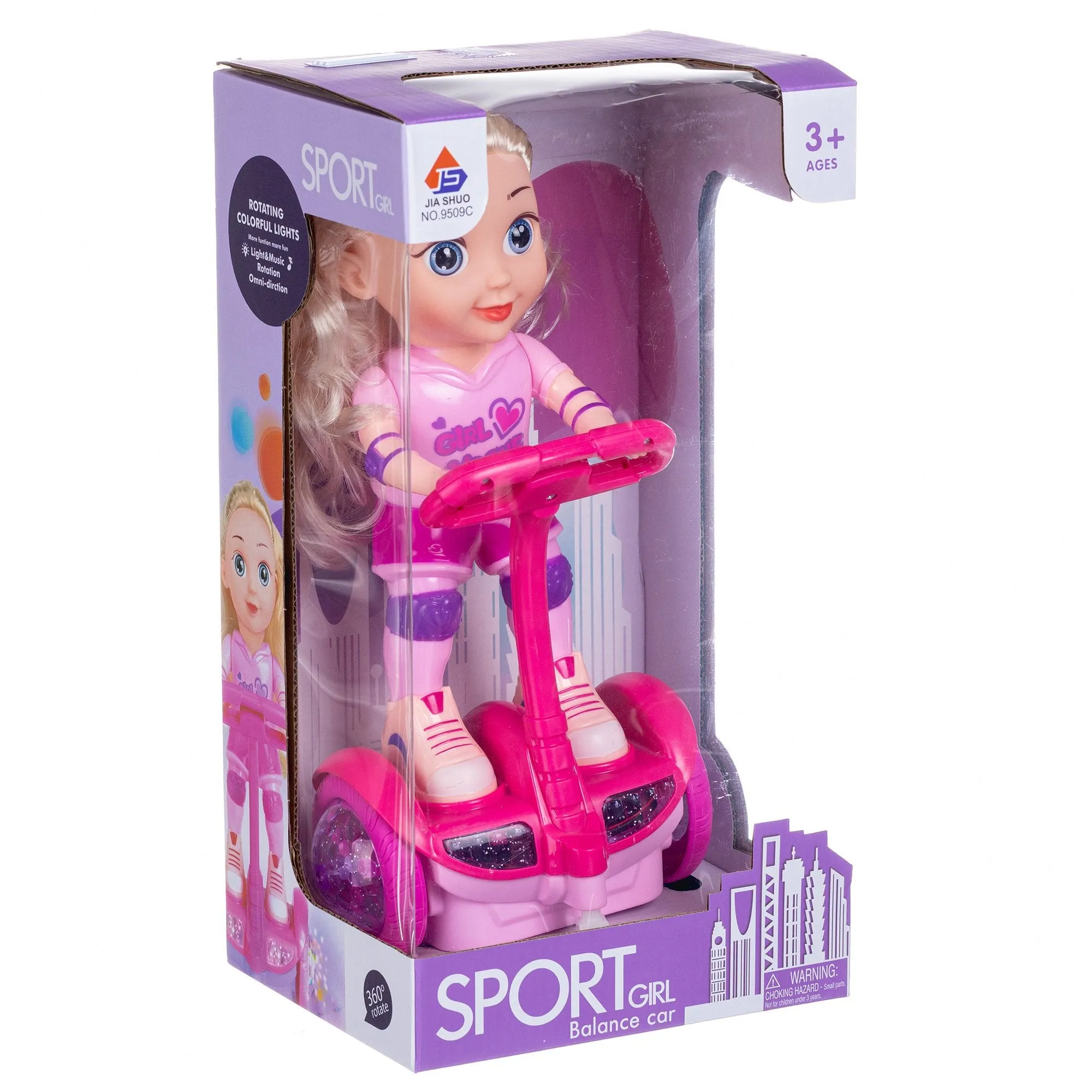 Sport Girl Balance Car With Lights & Music