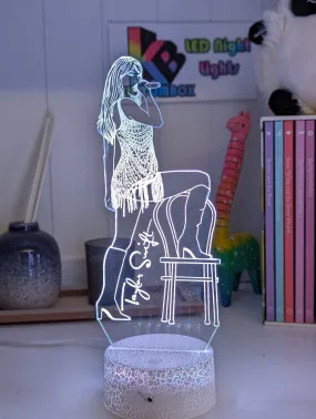Taylor Swift Era Tour Fan Swiftee 3D LED Night Light Room Lamp
