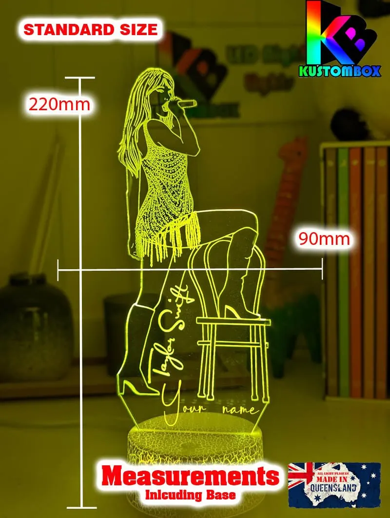 Taylor Swift Era Tour Fan Swiftee 3D LED Night Light Room Lamp