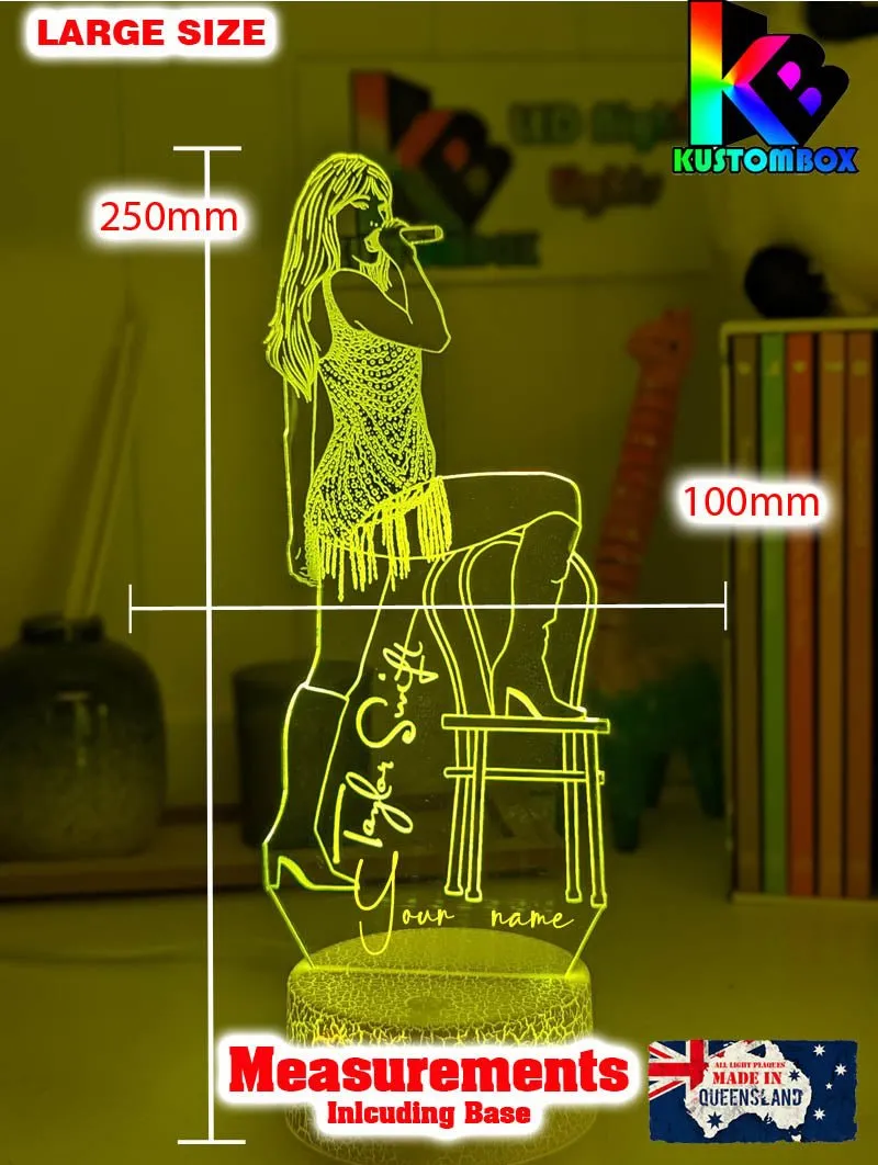 Taylor Swift Era Tour Fan Swiftee 3D LED Night Light Room Lamp