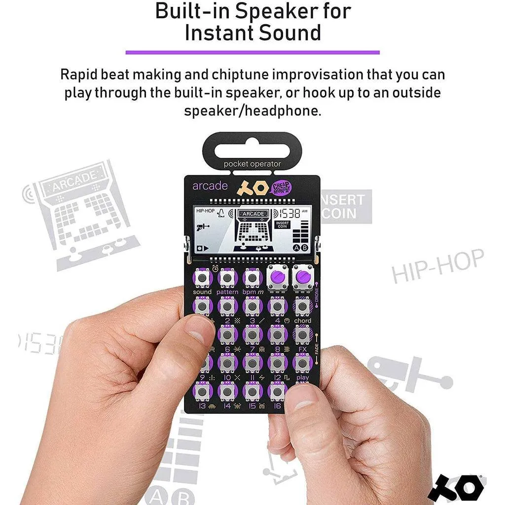 Teenage Engineering PO-20 Pocket Operator Arcade Synthesizer