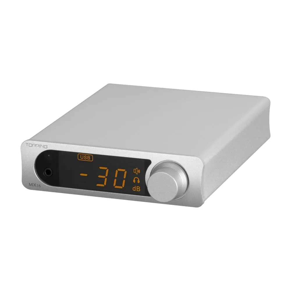 TOPPING MX3s Headphone AMP Buildt-in Bluetooth USB Decktop DAC & Power Amplifier
