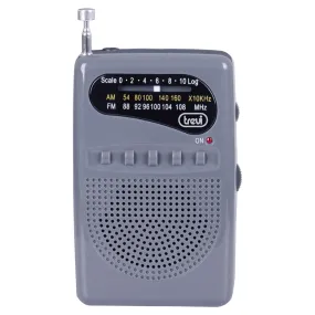 Trevi RA 710 B AM/FM Portable Radio - Grey | 027869