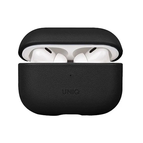 Uniq Terra Genuine Leather Case for Airpods Pro 2nd Gen Dallas Black-TQR6