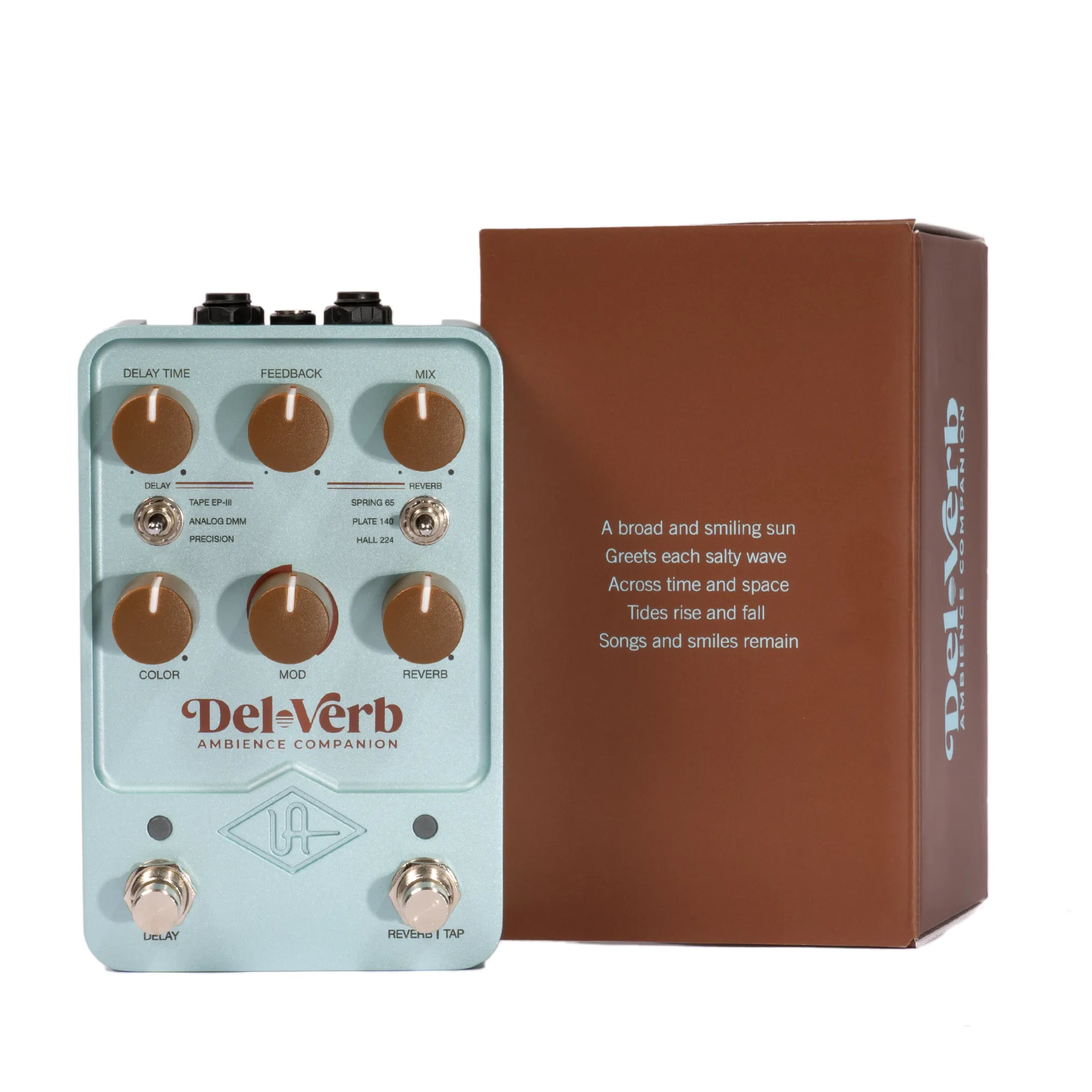 Universal Audio Del-Verb Ambience Companion Stereo Effect Pedal