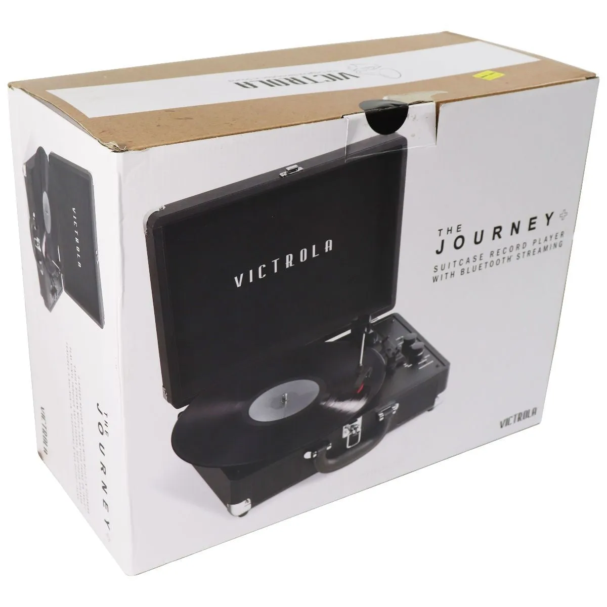Victrola 3-Speed Suitcase Record Player with Bluetooth Streaming - Black