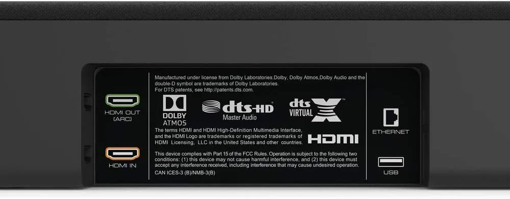VIZIO SB36514-G6 36" 5.1.4 Premium Home Theater Sound System with Dolby Atmos and Wireless Subwoofer