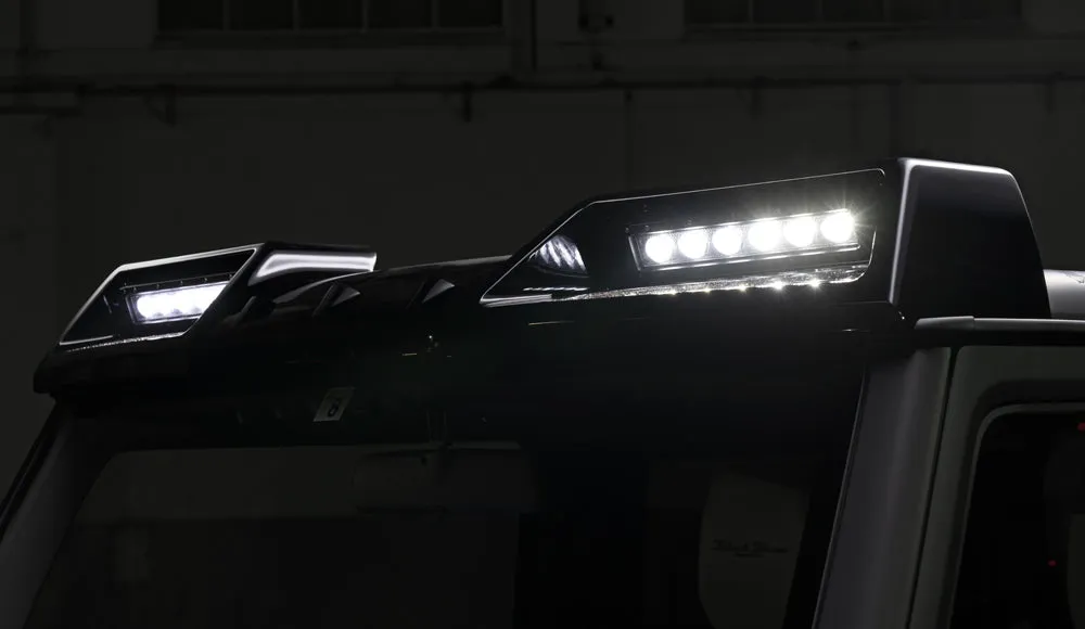 WALD Black Bison Front Roof LED Spoiler for Suzuki Jimny / Sierra
