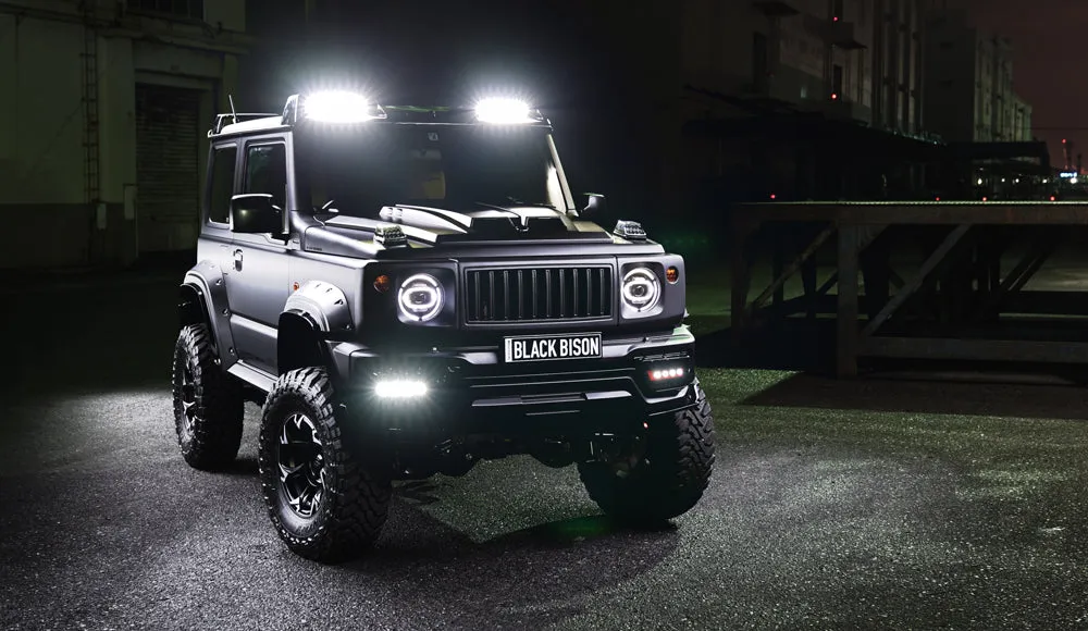 WALD Black Bison Front Roof LED Spoiler for Suzuki Jimny / Sierra