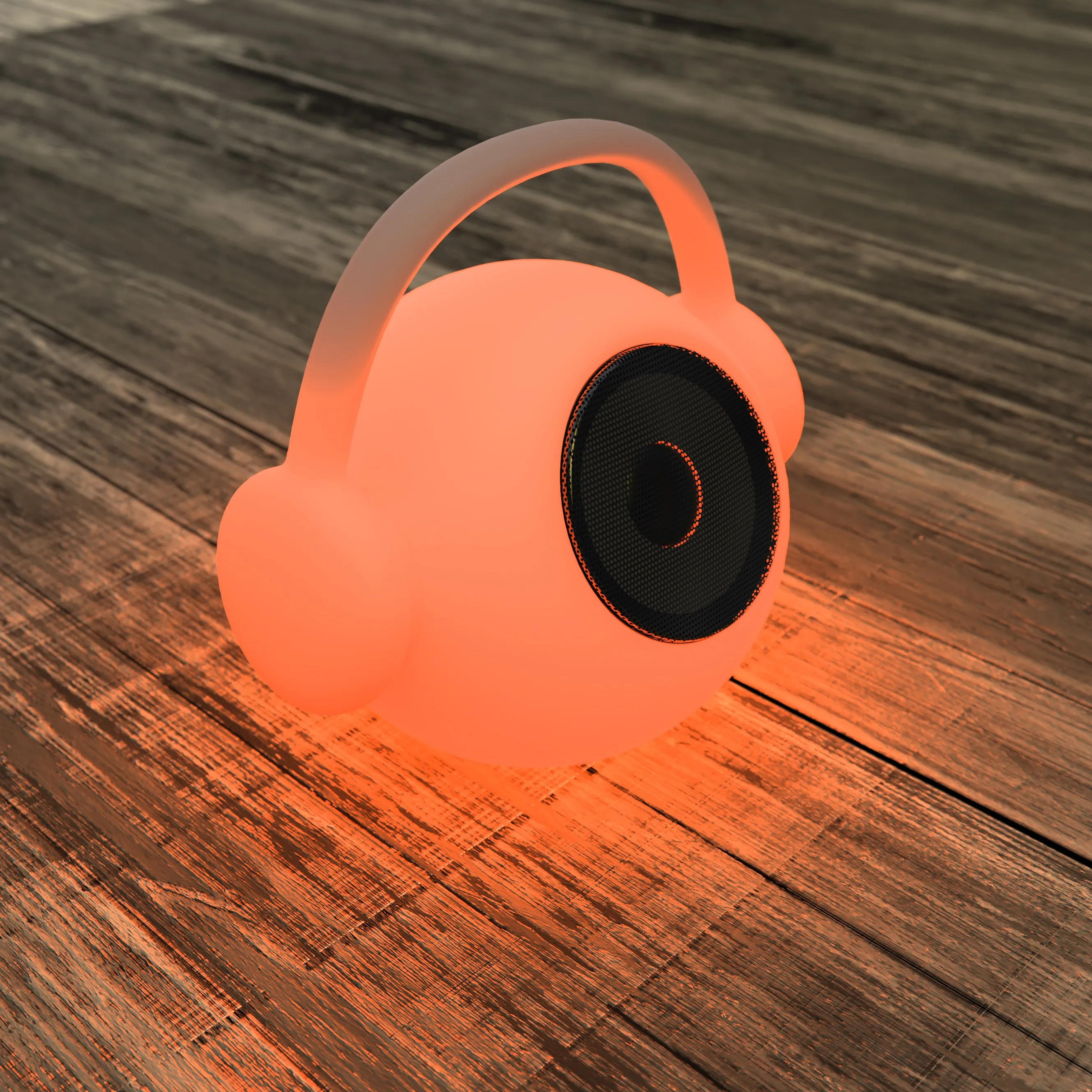 WALKMAN Portable Outdoor Bluetooth Speakers RGB LED Speaker Light Superior Rechargeable