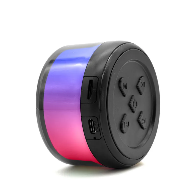 Wireless Bluetooth Mini Speaker With Colorful Light Effects