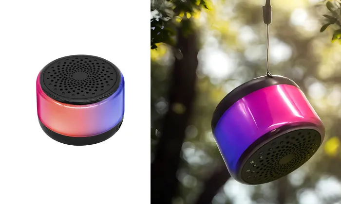 Wireless Bluetooth Mini Speaker With Colorful Light Effects