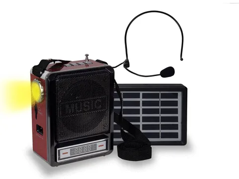 Wireless Rechargeable Speaker with Solar Option