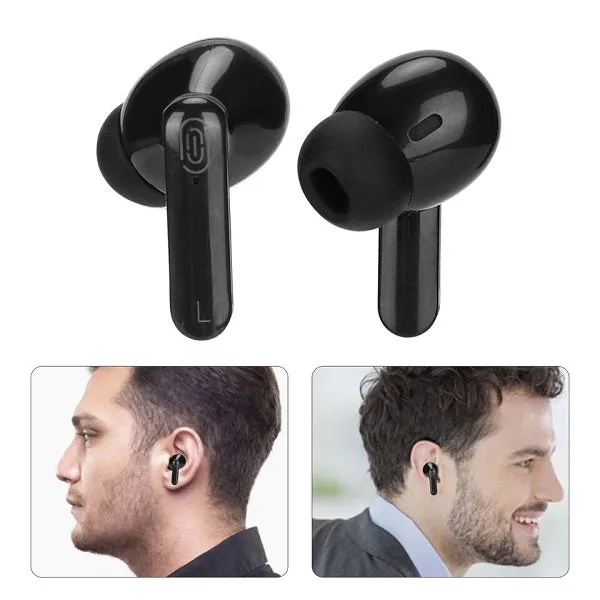 Y113 Smart Voice Translator Wireless Earbuds Black-FF4O