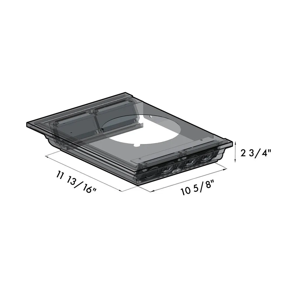 ZLINE Ducted Vent Wall Mount Range Hood in Stainless Steel with Built-in CrownSound Bluetooth Speakers (KN4CRN-BT)