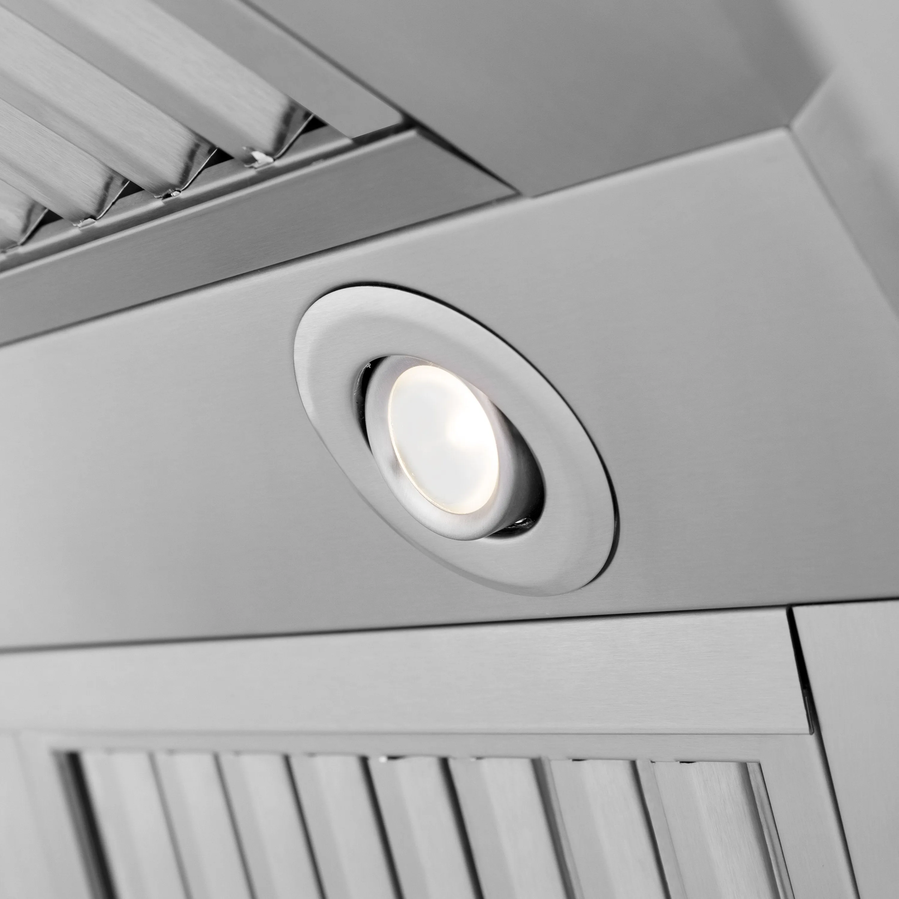 ZLINE Professional Island Mount Range Hood in Stainless Steel with Built-in CrownSound® Bluetooth Speakers (597iCRN-BT)