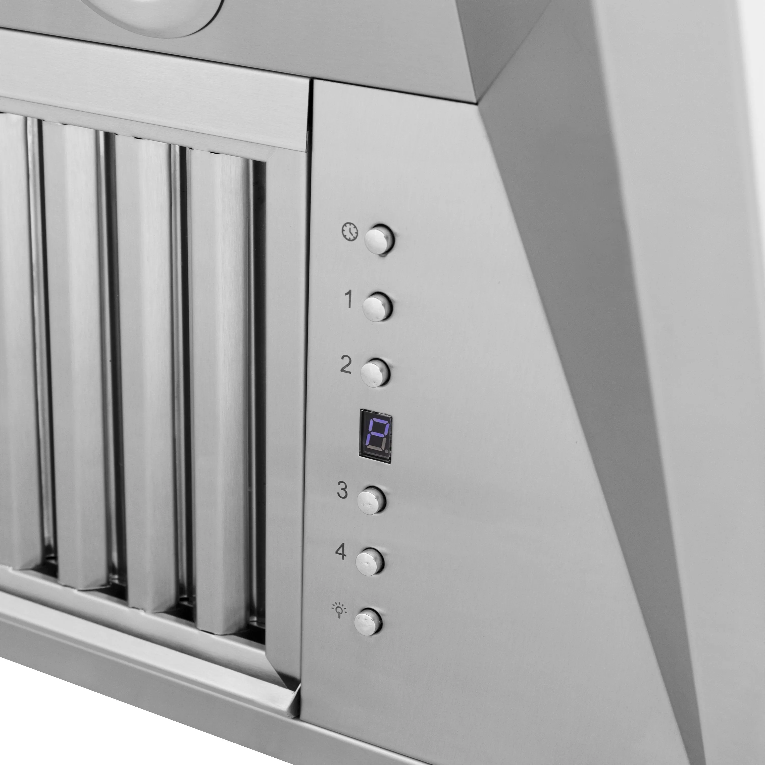 ZLINE Professional Island Mount Range Hood in Stainless Steel with Built-in CrownSound® Bluetooth Speakers (597iCRN-BT)