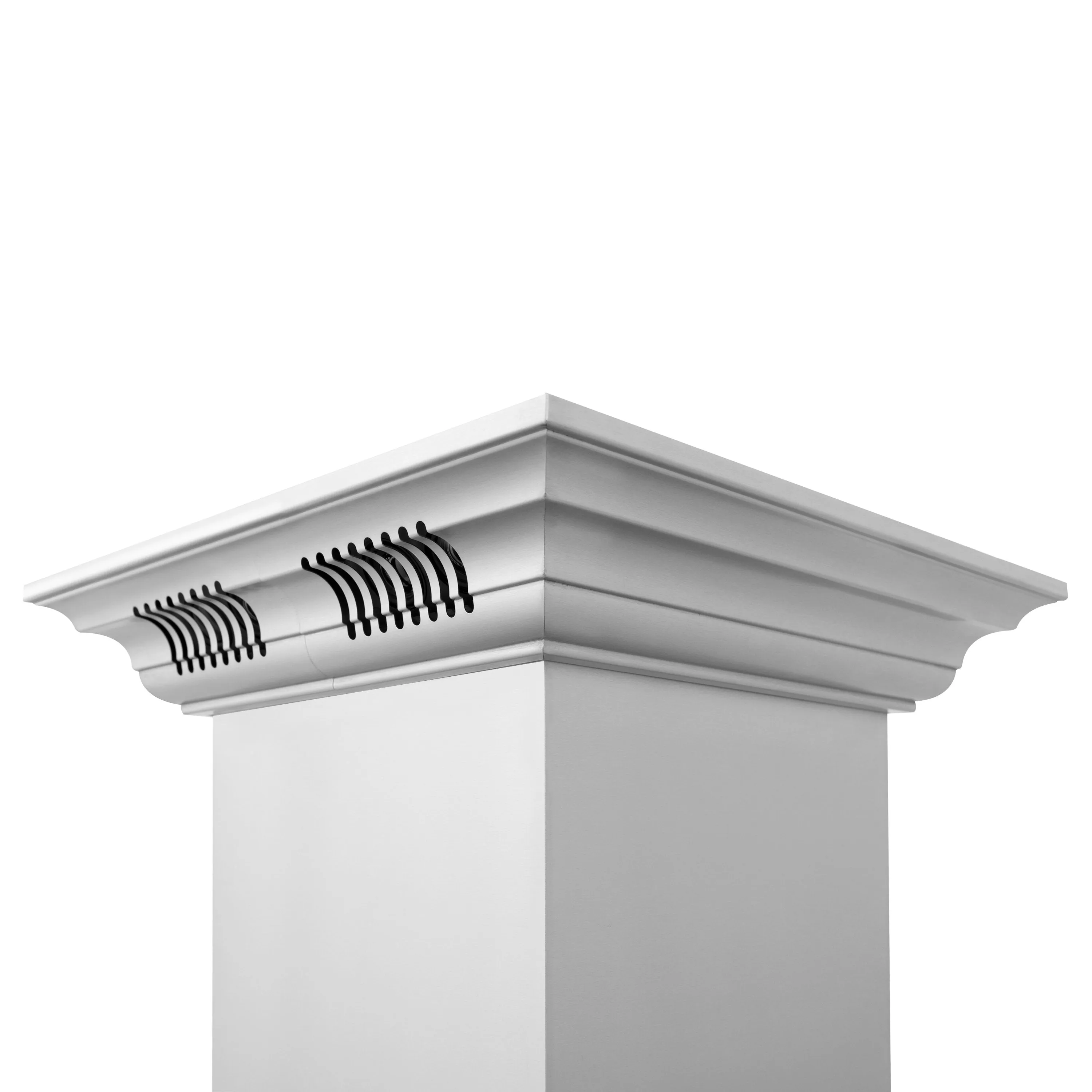 ZLINE Professional Island Mount Range Hood in Stainless Steel with Built-in CrownSound® Bluetooth Speakers (597iCRN-BT)